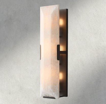 Herlow Calcite Linear Sconce - Zelno Lighting