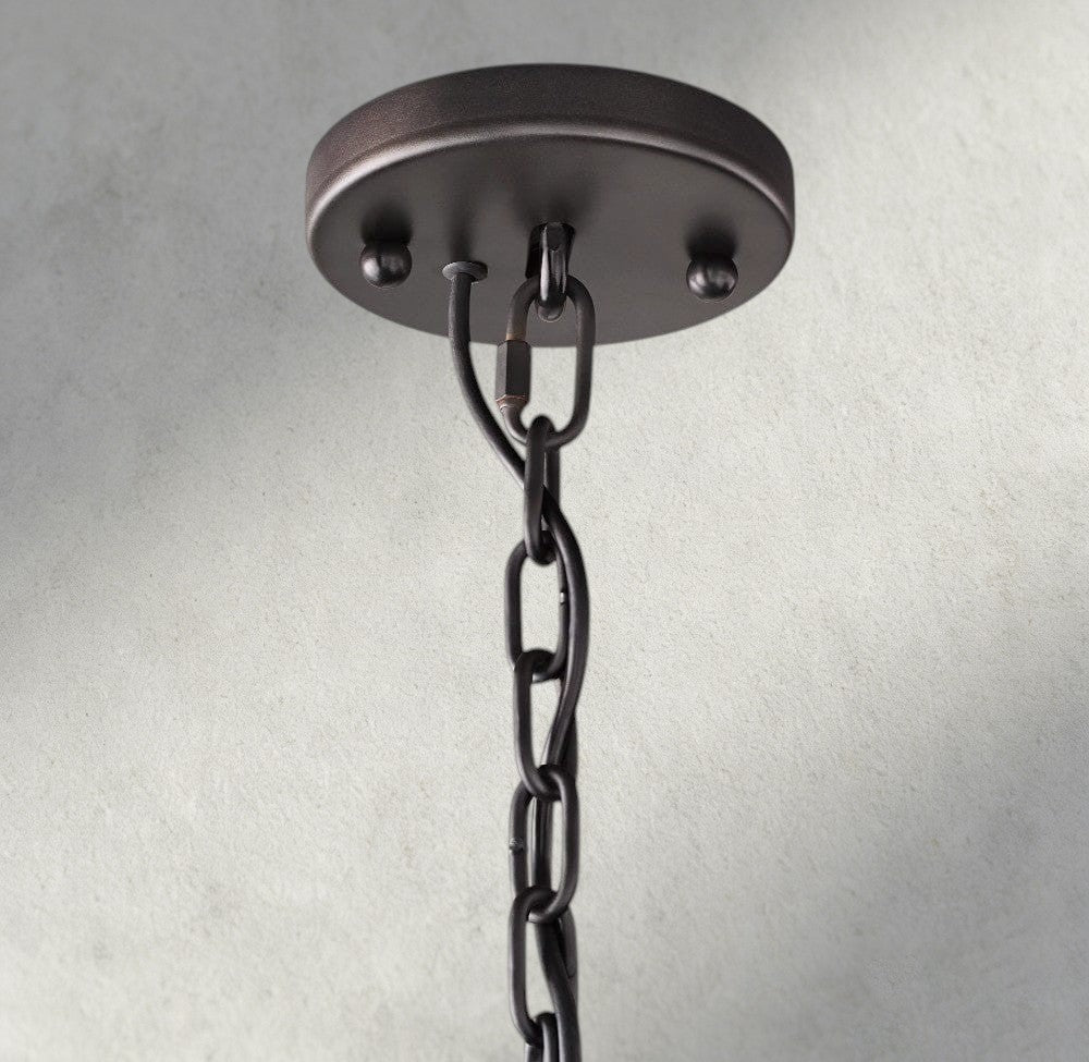 Herlow Calcite Round Chandelier 19", 31", 43", 60" - Zelno Lighting