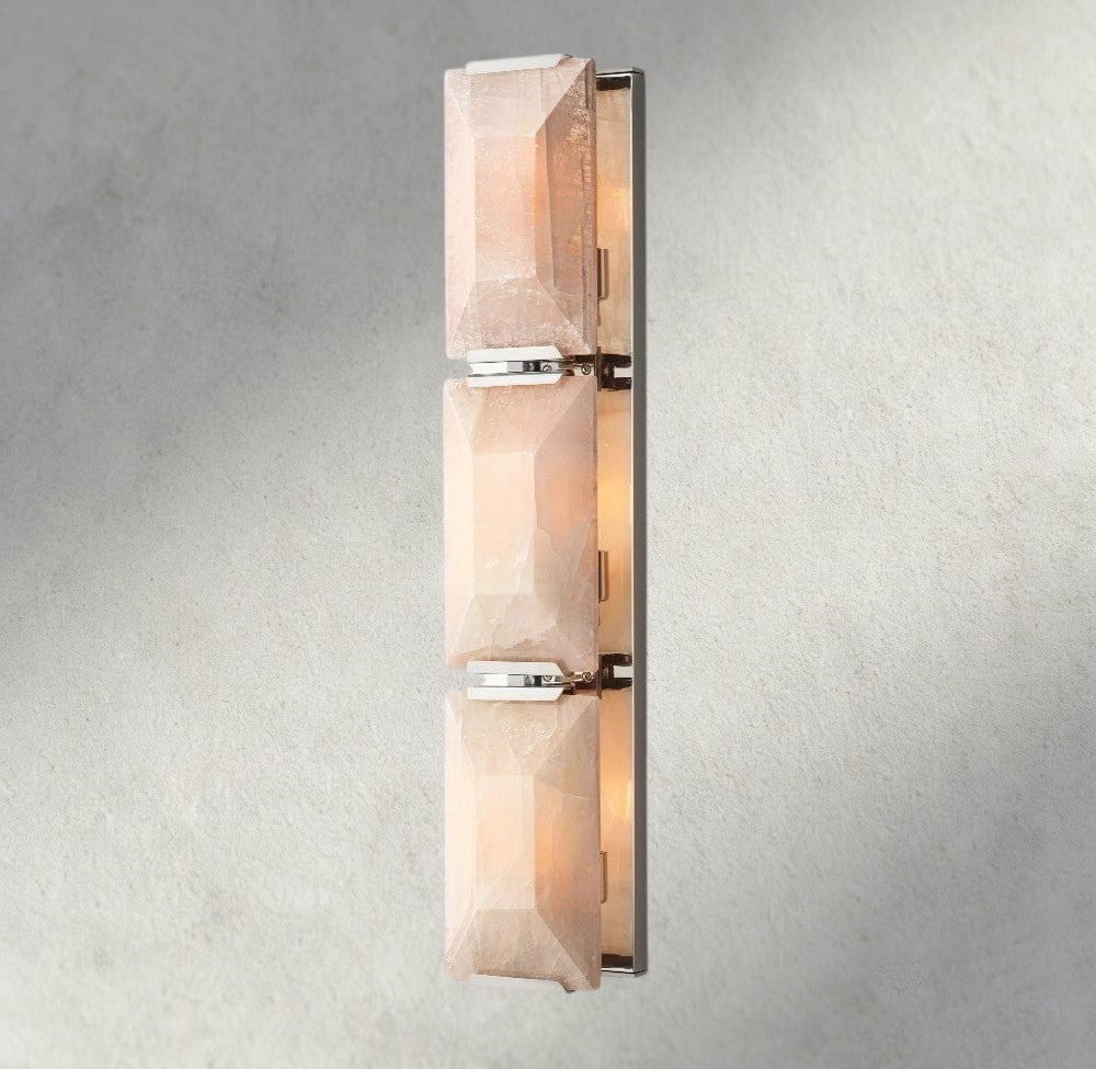 Herlow Calcite Triple Sconce - Zelno Lighting