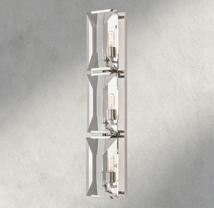 Herlow Crystal Triple Sconce - Zelno Lighting