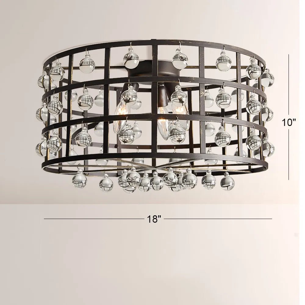 La Cage Flushmount - Zelno Lighting