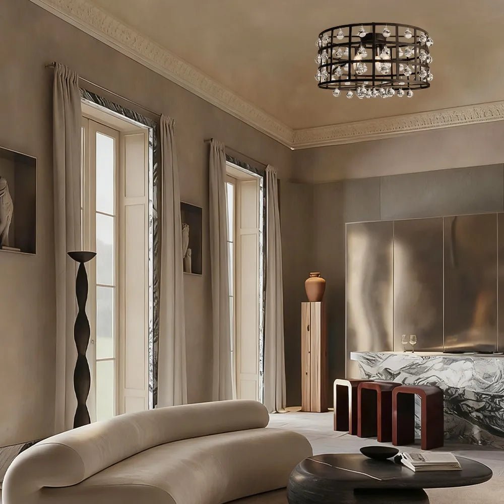 La Cage Flushmount - Zelno Lighting
