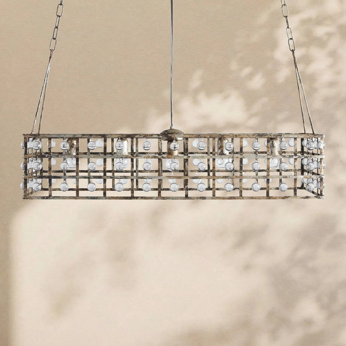 La Cage Rectangular Chandelier - Zelno Lighting