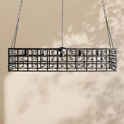 La Cage Rectangular Chandelier - Zelno Lighting