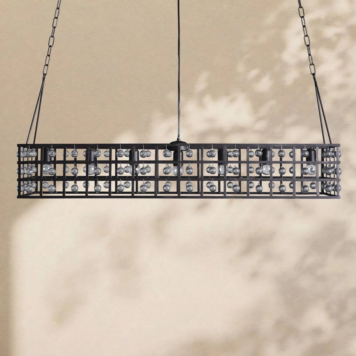 La Cage Rectangular Chandelier - Zelno Lighting