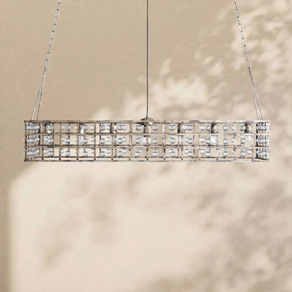 La Cage Rectangular Chandelier - Zelno Lighting