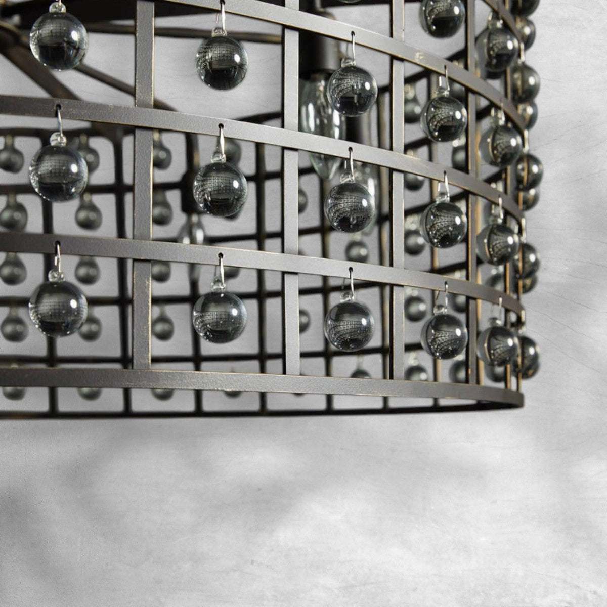 La Cage Round Chandelier 6/8/12 Light - Zelno Lighting