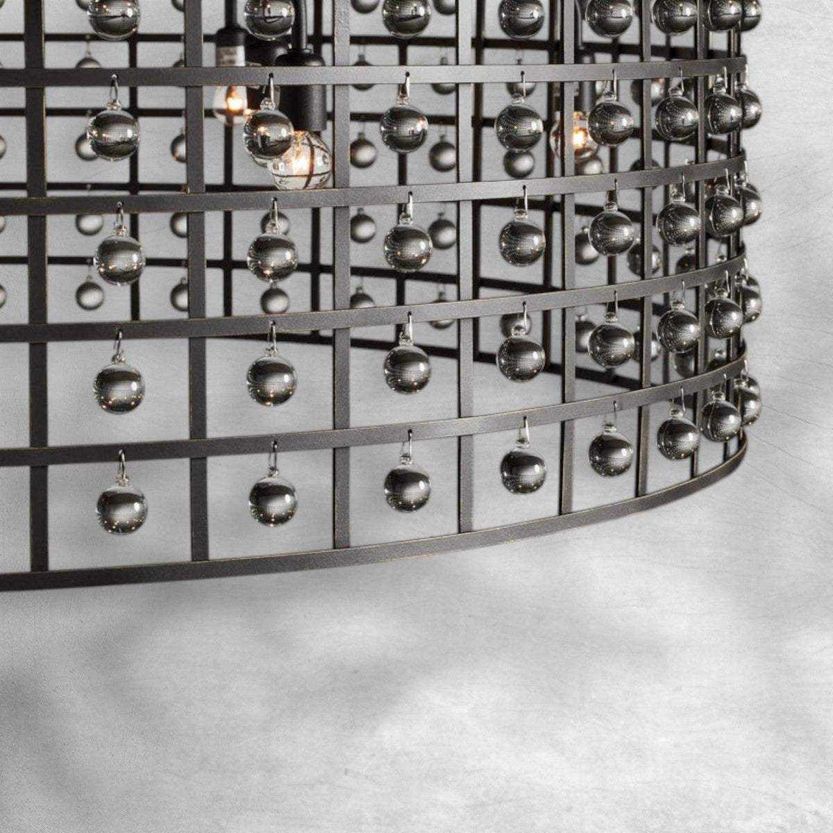 La Cage Round Chandelier 6/8/12 Light - Zelno Lighting