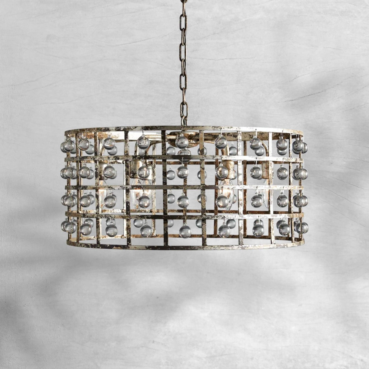 La Cage Round Chandelier 6/8/12 Light - Zelno Lighting
