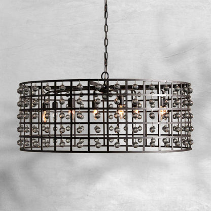 La Cage Round Chandelier 6/8/12 Light - Zelno Lighting