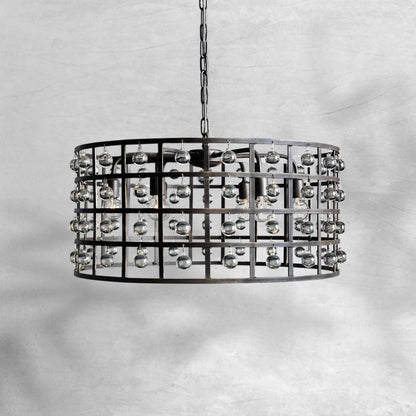 La Cage Round Chandelier 6/8/12 Light - Zelno Lighting