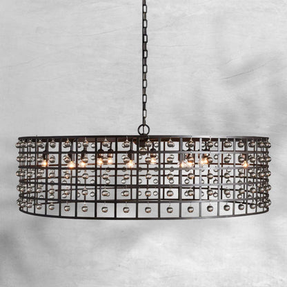 La Cage Round Chandelier 6/8/12 Light - Zelno Lighting
