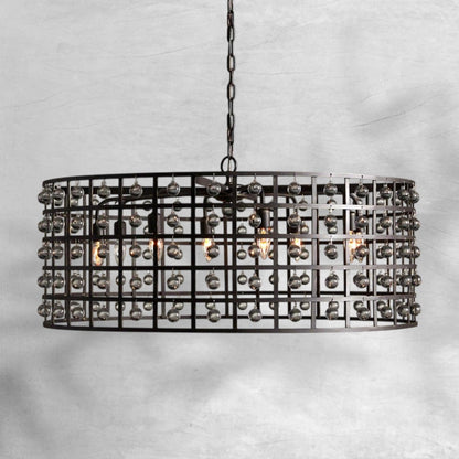 La Cage Round Chandelier 6/8/12 Light - Zelno Lighting
