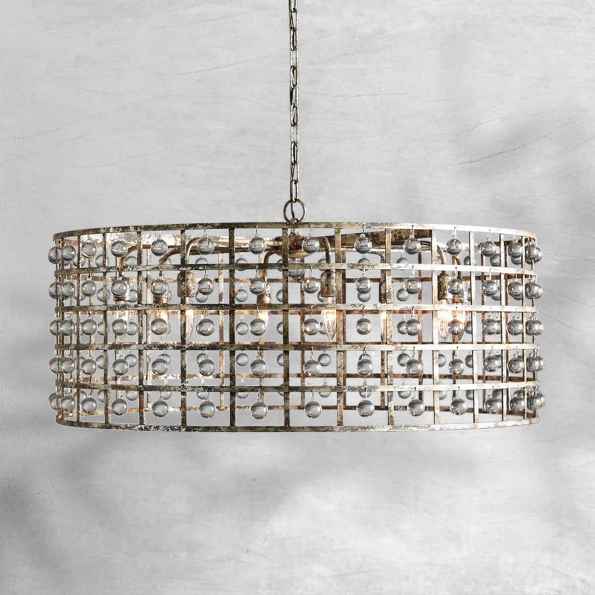La Cage Round Chandelier 6/8/12 Light - Zelno Lighting