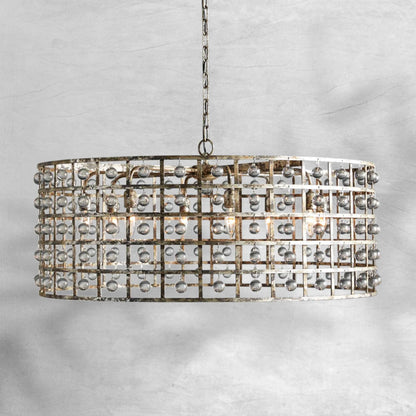 La Cage Round Chandelier 6/8/12 Light - Zelno Lighting