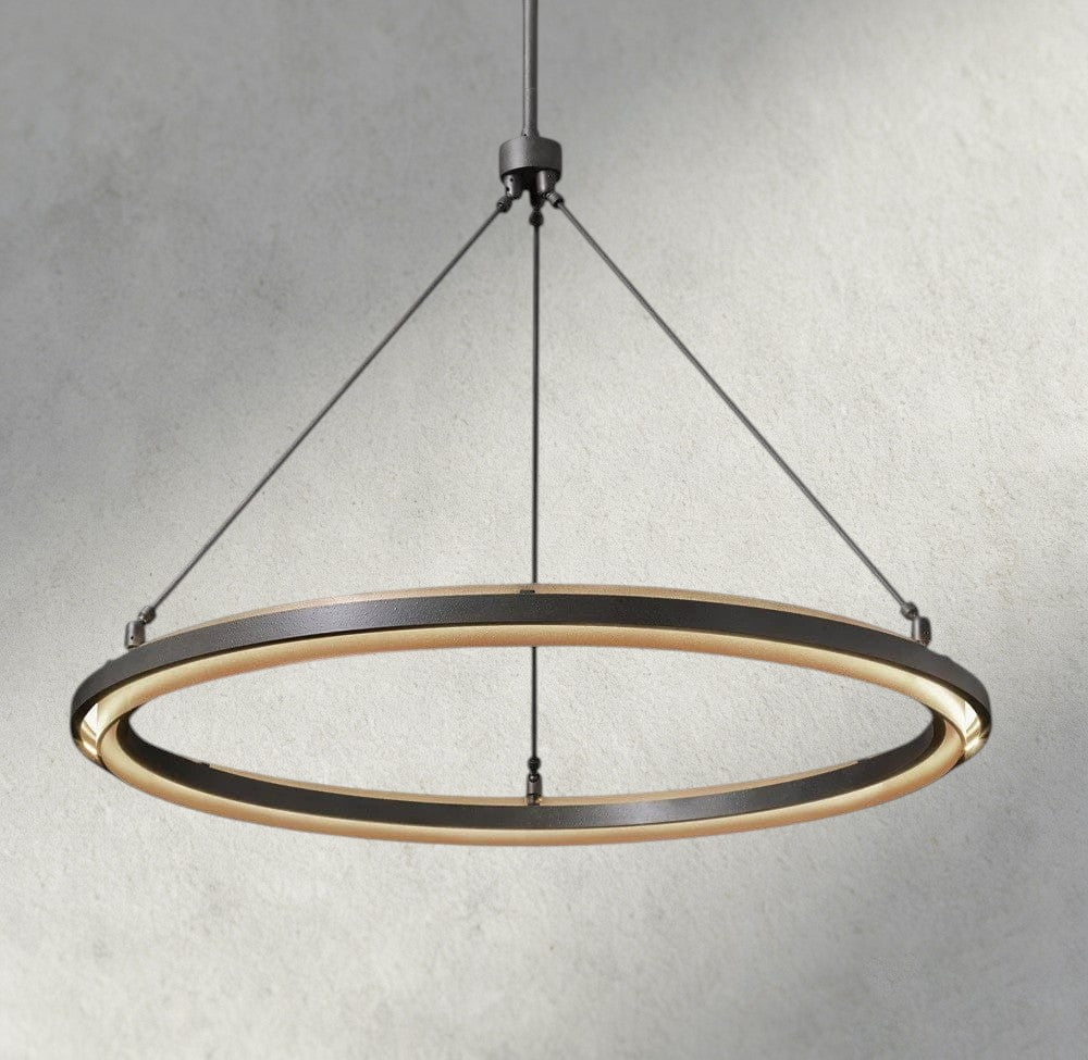 Langford 2 - Tier Round Chandelier 36", 48", 60", 2 - Tier 60" - Zelno Lighting