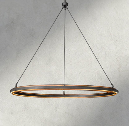 Langford 2 - Tier Round Chandelier 36", 48", 60", 2 - Tier 60" - Zelno Lighting