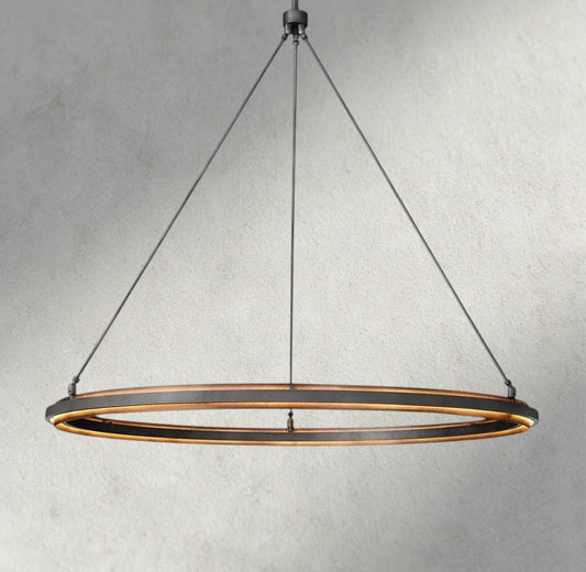 Langford 2 - Tier Round Chandelier 36", 48", 60", 2 - Tier 60" - Zelno Lighting