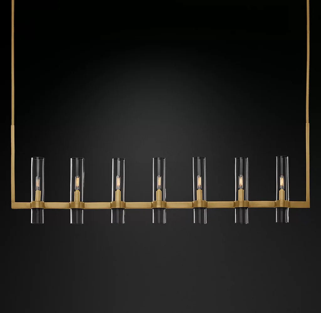 Lavelle Linear Chandelier 59" - Zelno Lighting