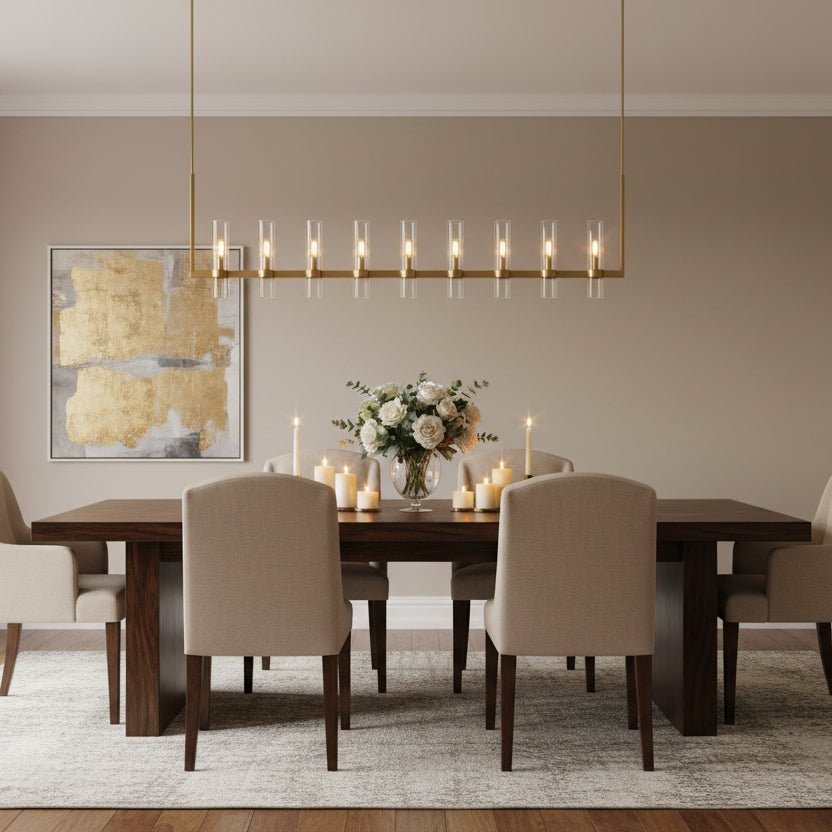 Lavelle Linear Chandelier 73" - Zelno Lighting