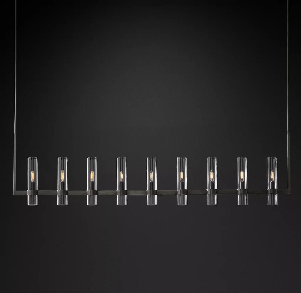 Lavelle Linear Chandelier 73" - Zelno Lighting