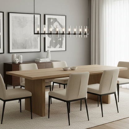 Lavelle Linear Chandelier 73" - Zelno Lighting
