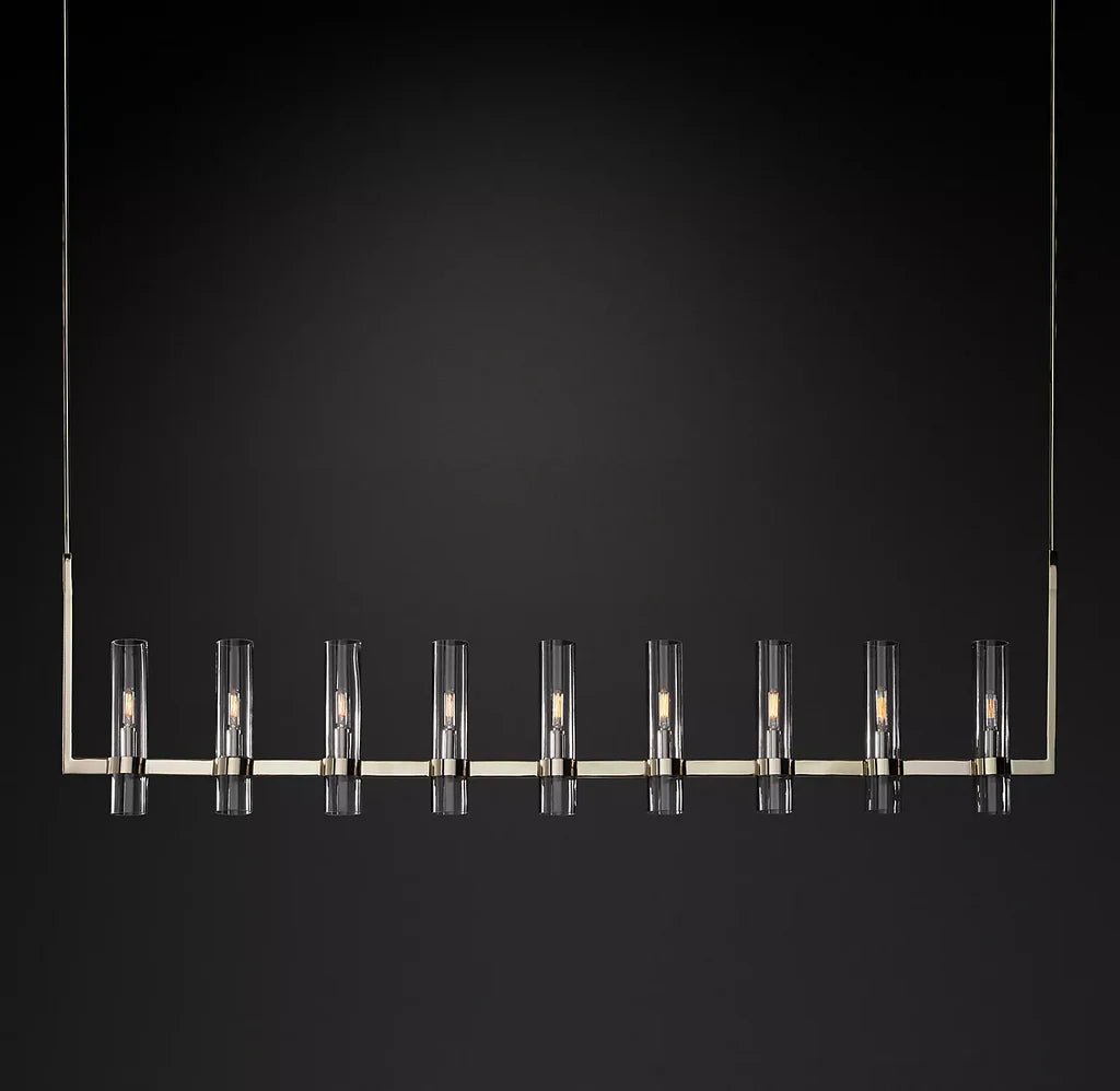 Lavelle Linear Chandelier 73" - Zelno Lighting