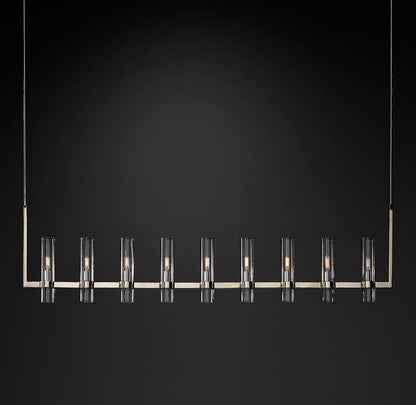 Lavelle Linear Chandelier 73" - Zelno Lighting