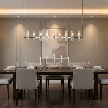 Lavelle Linear Chandelier 73" - Zelno Lighting