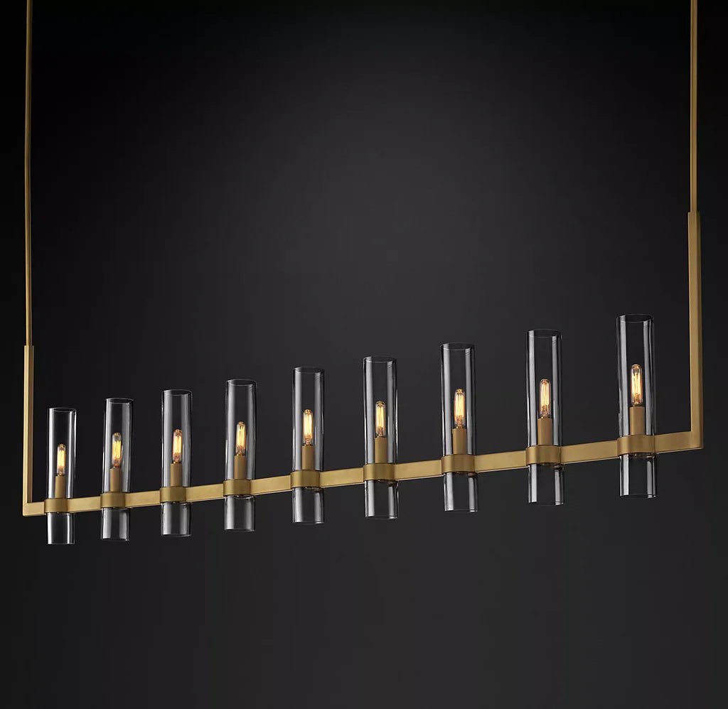 Lavelle Linear Chandelier 73" - Zelno Lighting