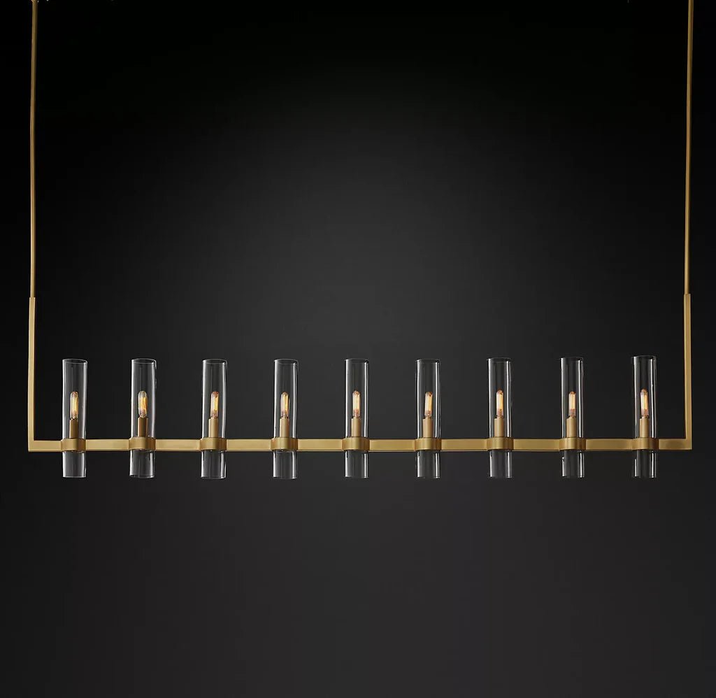 Lavelle Linear Chandelier 73" - Zelno Lighting