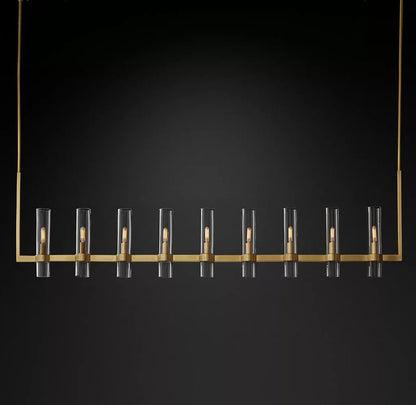 Lavelle Linear Chandelier 73" - Zelno Lighting