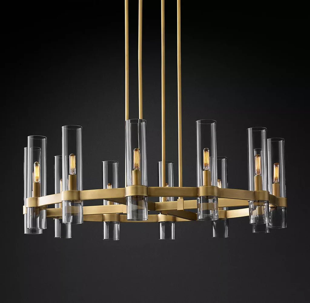 Lavelle Round Chandelier 36" - Zelno Lighting