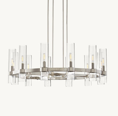 Lavelle Round Chandelier 36" - Zelno Lighting