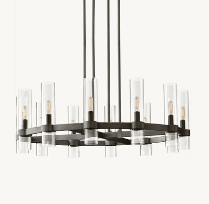 Lavelle Round Chandelier 36" - Zelno Lighting