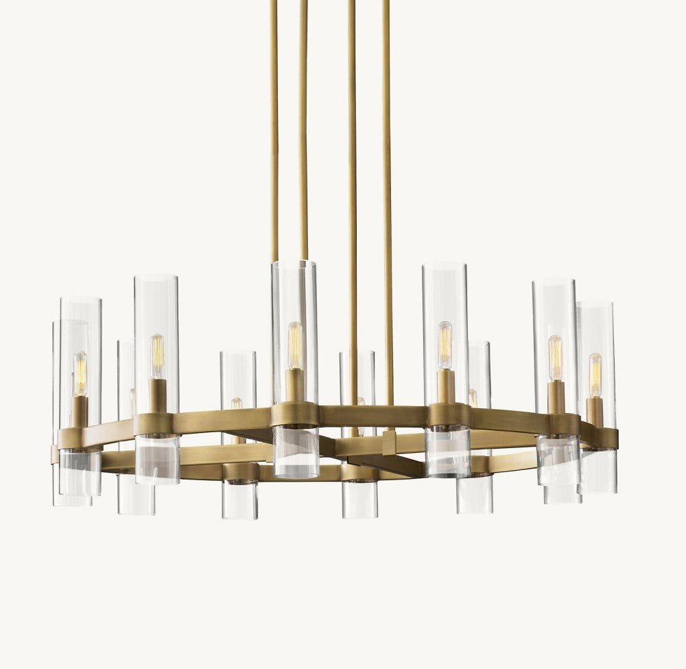 Lavelle Round Chandelier 36" - Zelno Lighting