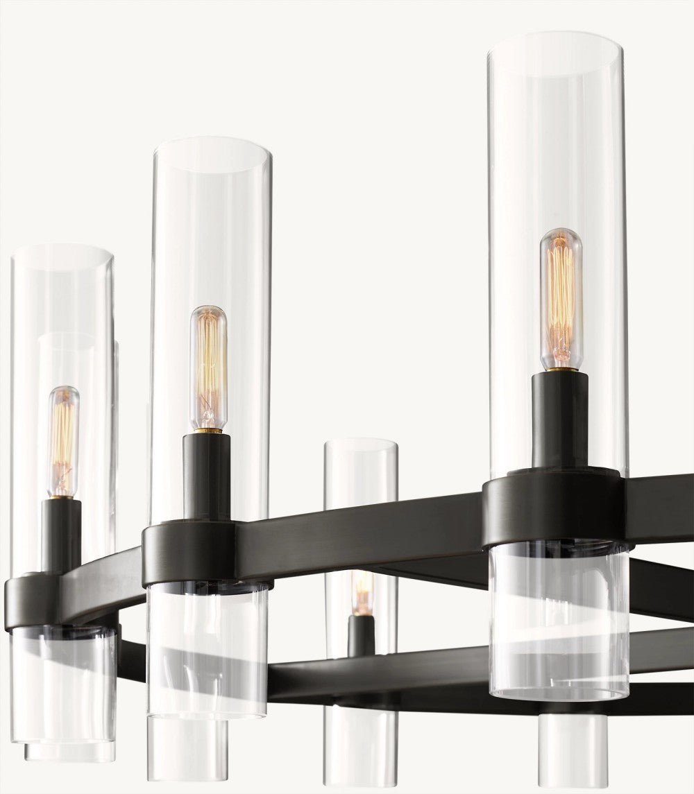 Lavelle Round Chandelier 36" - Zelno Lighting