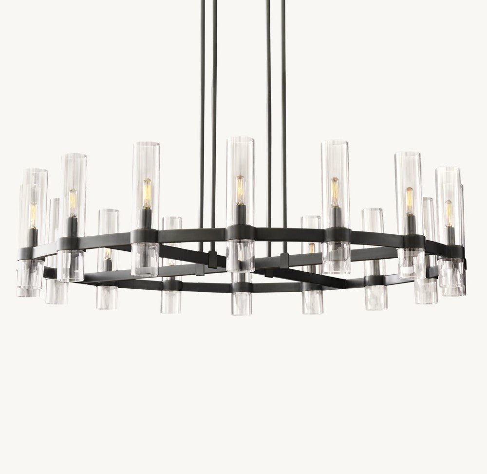 Lavelle Round Chandelier 48" - Zelno Lighting