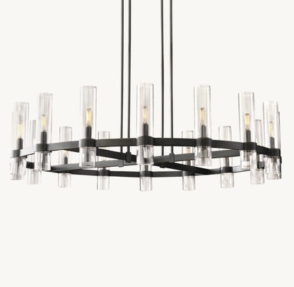 Lavelle Round Chandelier 48" - Zelno Lighting