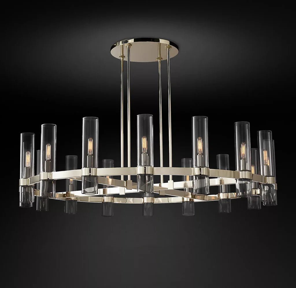 Lavelle Round Chandelier 48" - Zelno Lighting