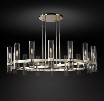 Lavelle Round Chandelier 48" - Zelno Lighting