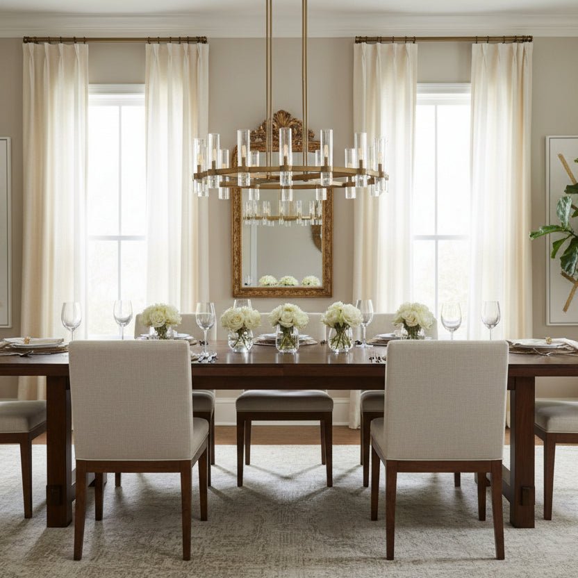 Lavelle Round Chandelier 48" - Zelno Lighting