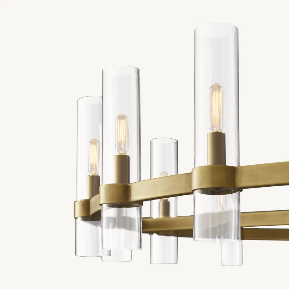 Lavelle Round Chandelier 48" - Zelno Lighting