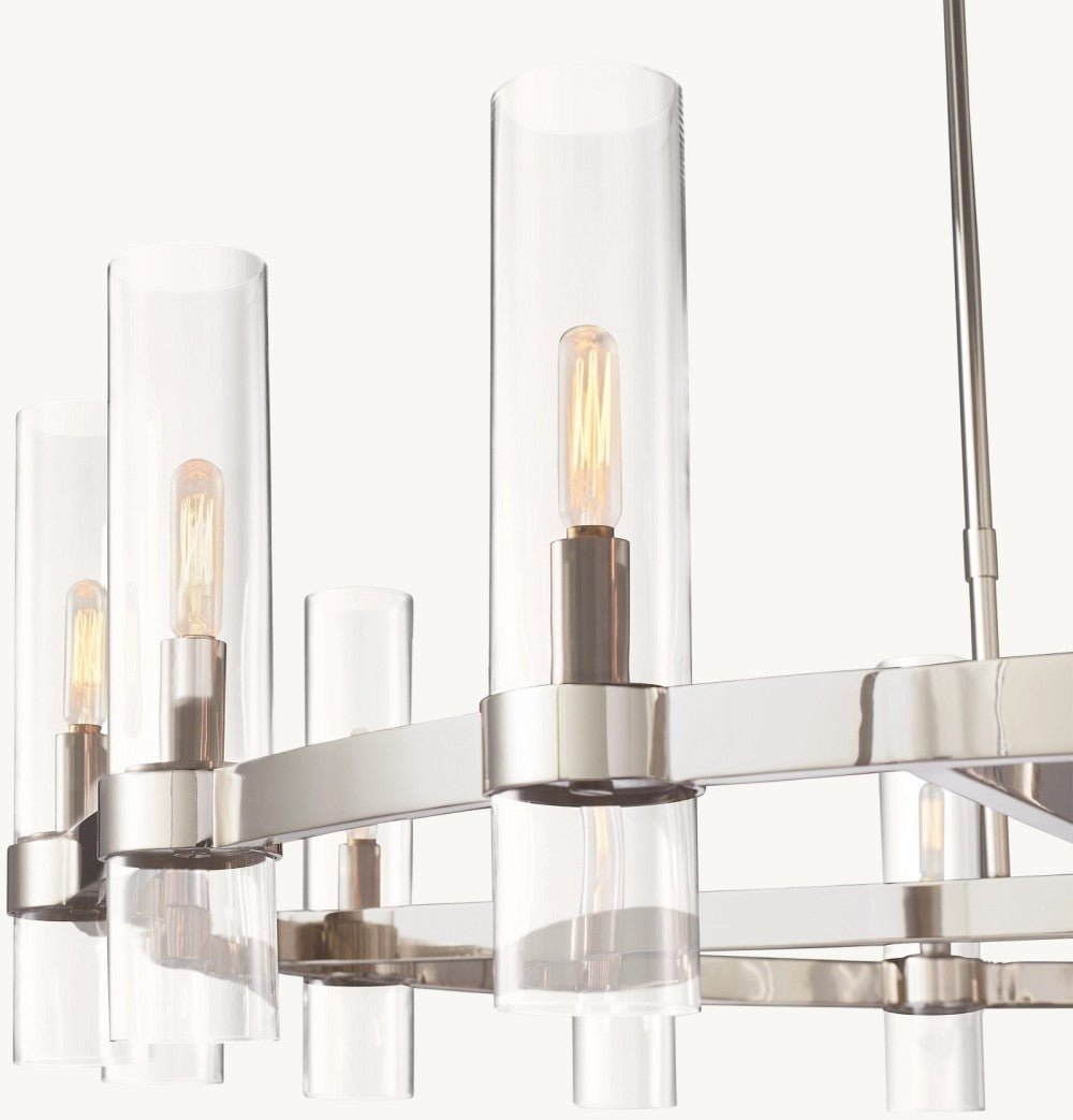 Lavelle Round Chandelier 48" - Zelno Lighting