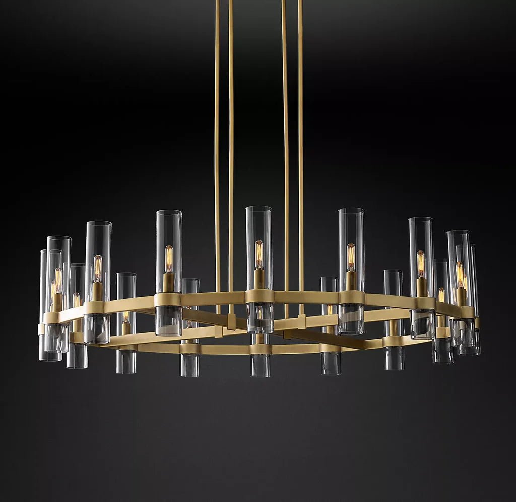 Lavelle Round Chandelier 48" - Zelno Lighting