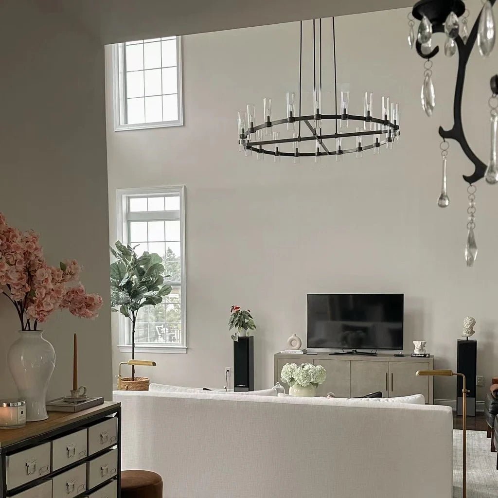 Lavelle Round Chandelier 48" - Zelno Lighting