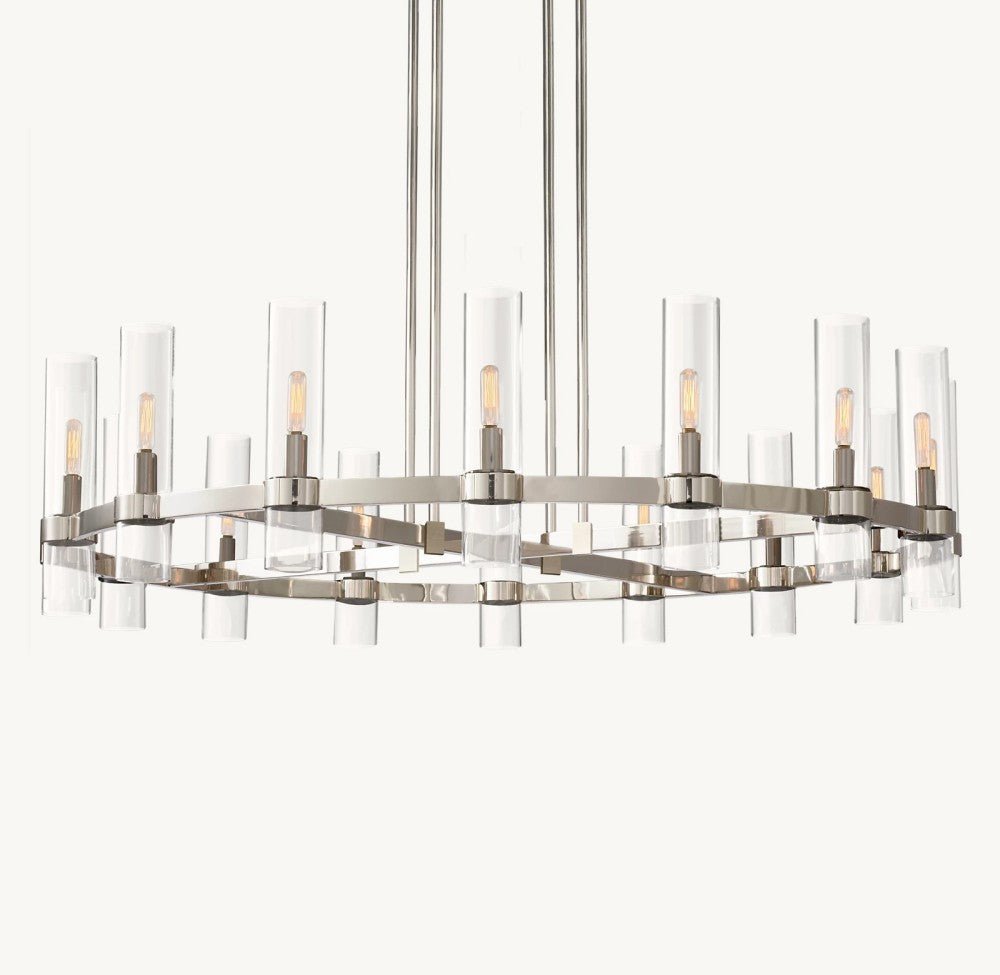 Lavelle Round Chandelier 48" - Zelno Lighting