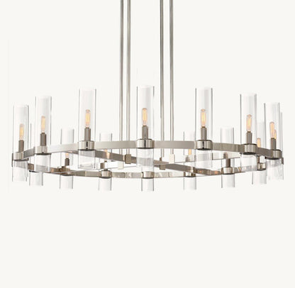 Lavelle Round Chandelier 48" - Zelno Lighting