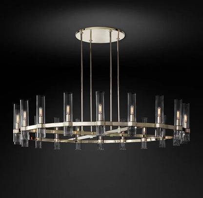 Lavelle Round Chandelier 60" - Zelno Lighting