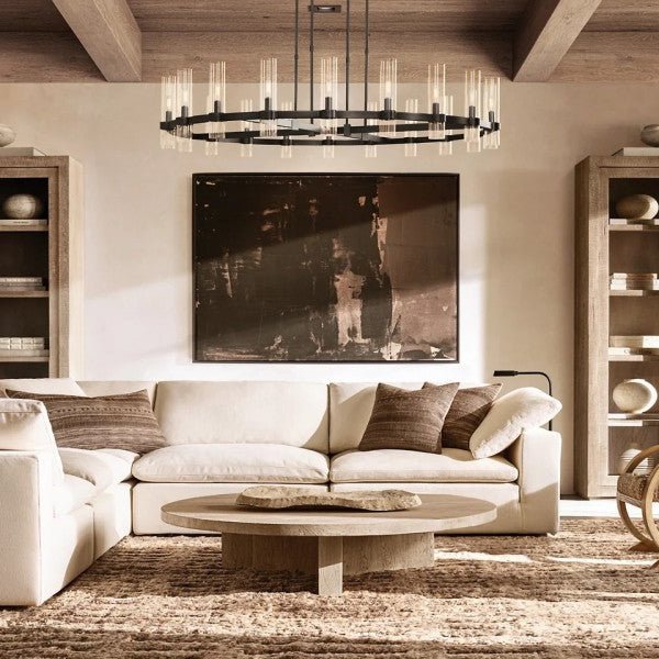 Lavelle Round Chandelier 60" - Zelno Lighting